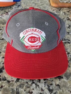Vintage Cincinnati Reds The Game Snapback Hat Cap  MLB  Spell Out Script